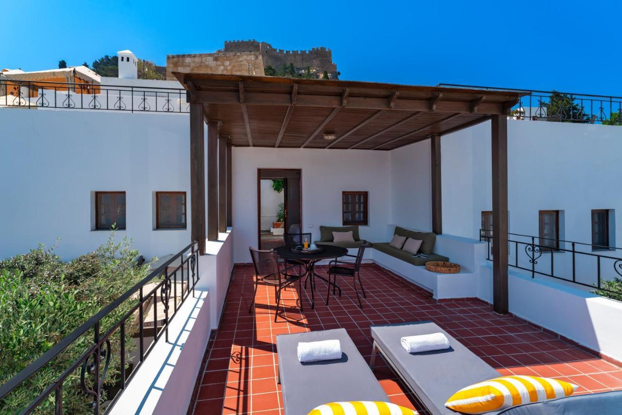 Maris Lindos Suites & Apartments 外观 照片